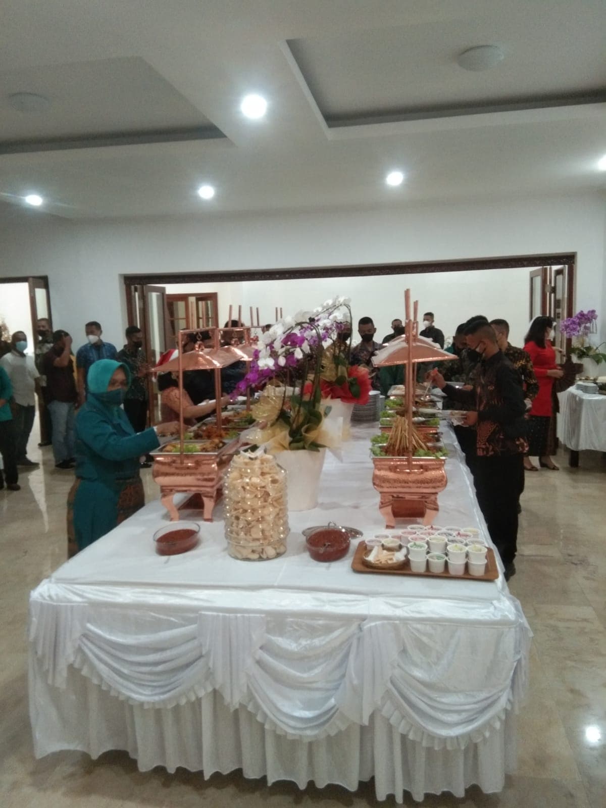 catering natalan di kediaman panglima TNI denpasar