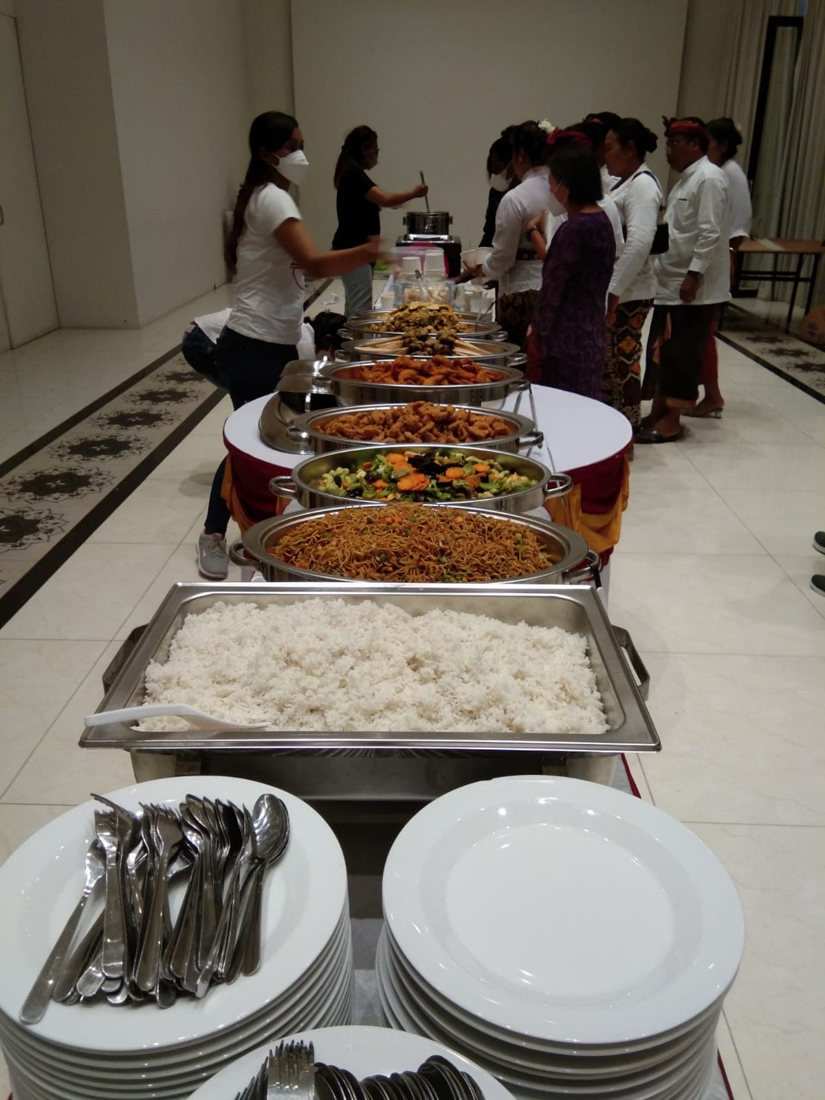 Catering Prasmanan di S18 Bali Villas, Kuta, Bali